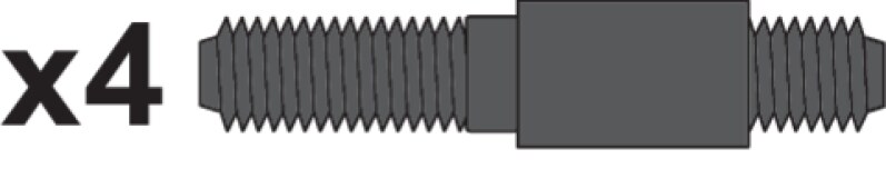 Заклепочник для заклепок-гаек VOREL 70270, M3-M6, 265 мм
