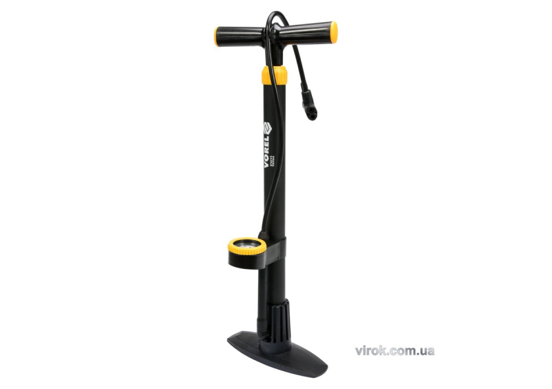 Насос ручний VOREL з манометром P=11 Bar, діапазон руху поршня- 60 см [10]