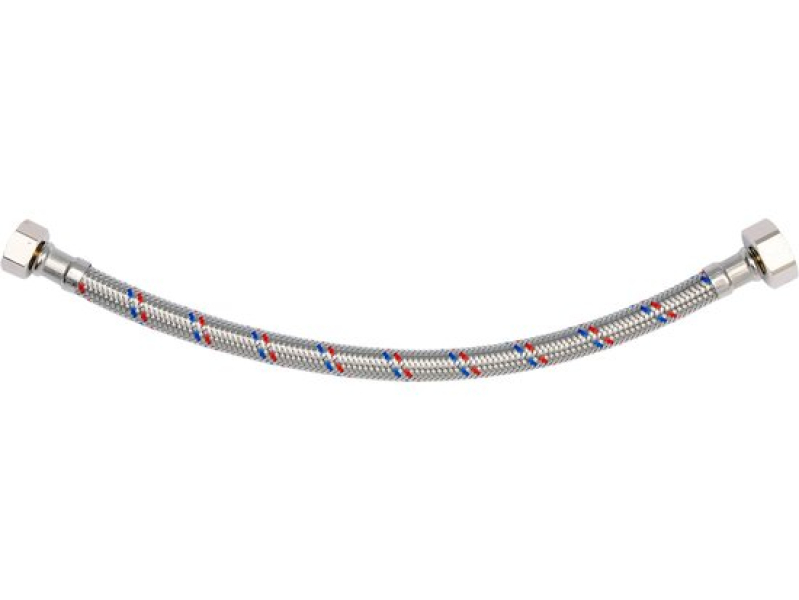 Шланг гнучкий для змішувача FALA 71807, 1/2"(F)×3/8"(F), 300 мм, нержавіюче обплетення