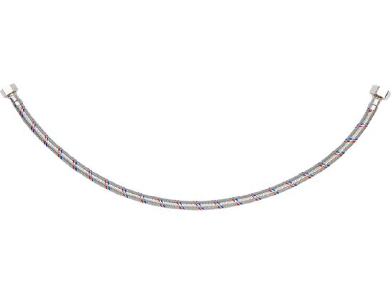 Шланг гнучкий для змішувача FALA 71810, 1/2"(F)×3/8"(F), 600 мм, нержавіюче обплетення
