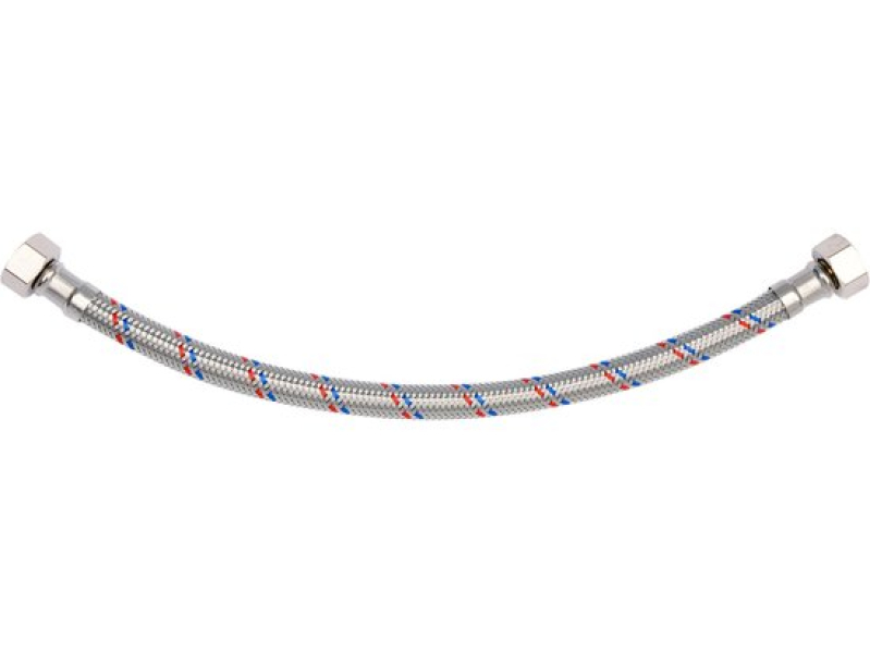 Шланг гнучкий для змішувача FALA 71814, 3/8"(F)×3/8"(F), 300 мм, нержавіюче обплетення