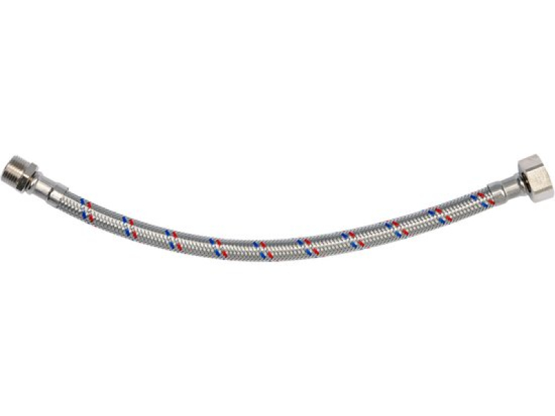 Шланг гибкий для смесителя FALA 71827, 1/2"(F)×3/8"(M), 300 мм, нержавеющая оплетка