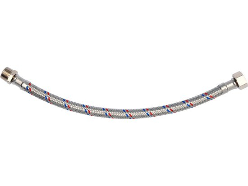 Шланг гнучкий для змішувача FALA 71833, 3/8"(F)×3/8"(M), 300 мм, нержавіюче обплетення