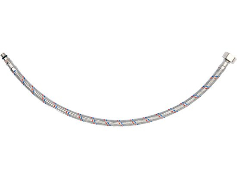 Шланг гибкий для смесителя FALA 71842, 1/2"(F)×M10×1(M) 17 мм, 500 мм, нержавеющая оплетка