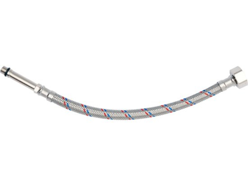 Шланг гибкий для смесителя FALA 71846, 1/2"(F)×M10×1(M) 50 мм, 300 мм, нержавеющая оплетка
