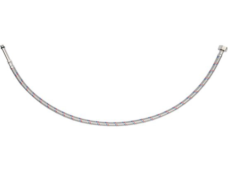 Шланг гибкий для смесителя FALA 71850, 1/2"(F)×M10×1(M) 50 мм, 800 мм, нержавеющая оплетка