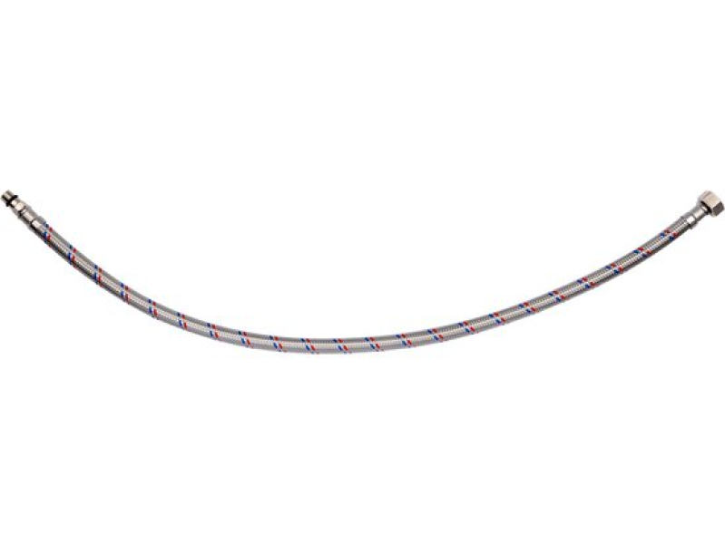 Шланг гнучкий для змішувача FALA 71853, 3/8"(F)×M10×1(M), 500 мм, штуцер 17 мм, нержавіюче обплетення