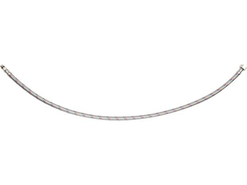 Шланг гнучкий для змішувача FALA 71854, 3/8"(F)×M10×1(M), 600 мм, штуцер 17 мм, нержавіюче обплетення