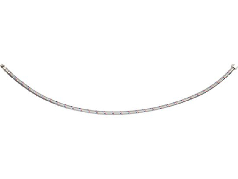 Шланг гибкий для смесителя FALA 71855, 3/8"(F)×M10×1(M), 800 мм, штуцер 17 мм, нержавеющая оплетка