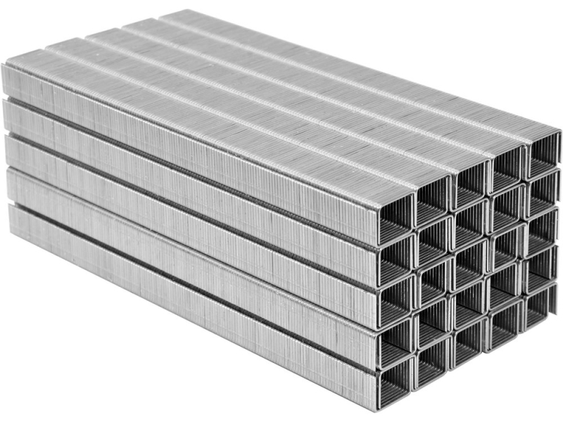 Скобы 10×12,7 мм VOREL 71971, проволока 0,9 мм, 7500 шт