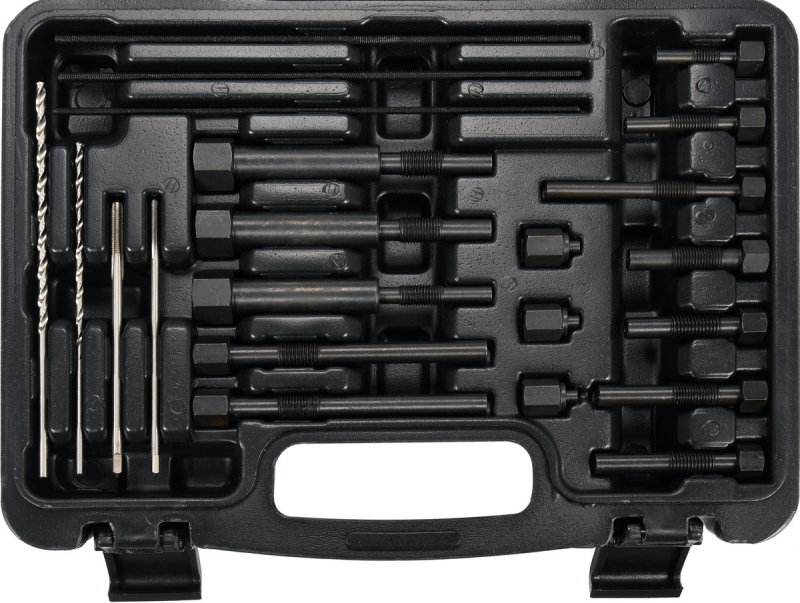 Набір інструментів для демонтажу свічок розжарювання в двигунах YATO : HSS, 22 шт