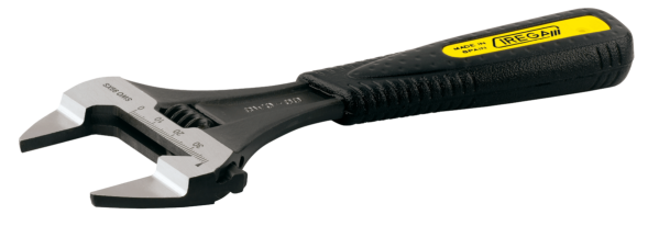 Ключ разводной IREGA SWO 99XS-6" 150 мм. Ø 34 мм. тонкие губки (4.5 мм) сверхширокая разводка ErgoTop