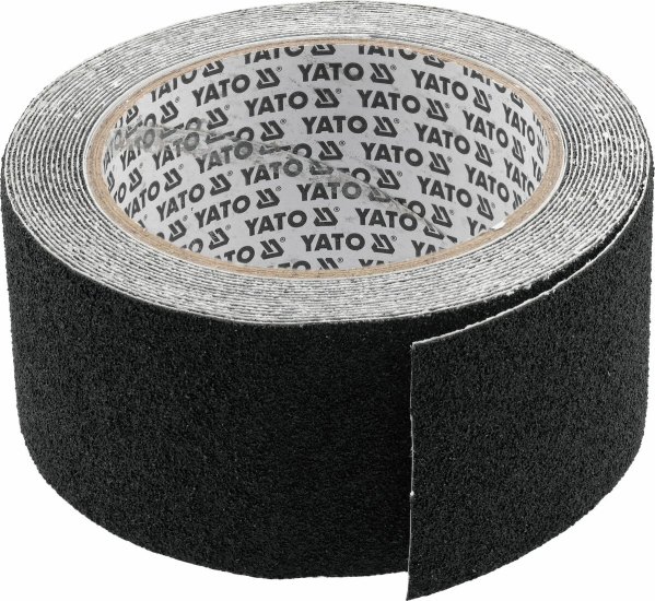 Стрічка протиковзна YATO l= 5 м, w= 50 мм, з ПВХ, чорна в рулоні