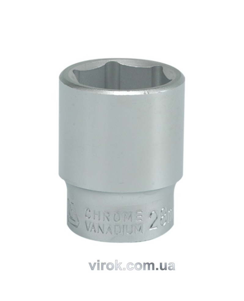 Головка торцева 6-гранна YATO : квадрат 3/4", М= 28 мм, L= 50 мм [12/96]