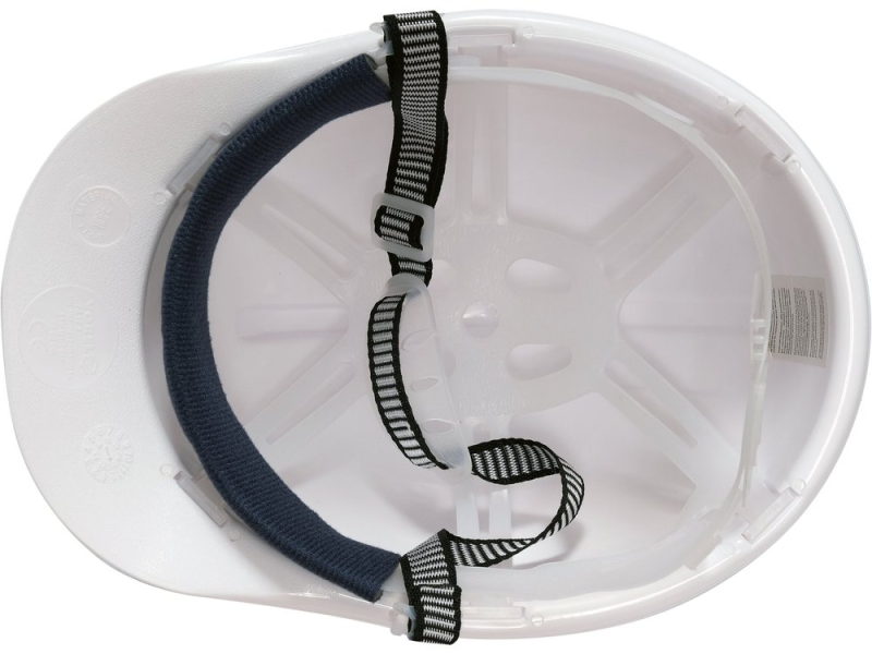 Каска для захисту голови VOREL жовта з матеріалу HDPE (74172)