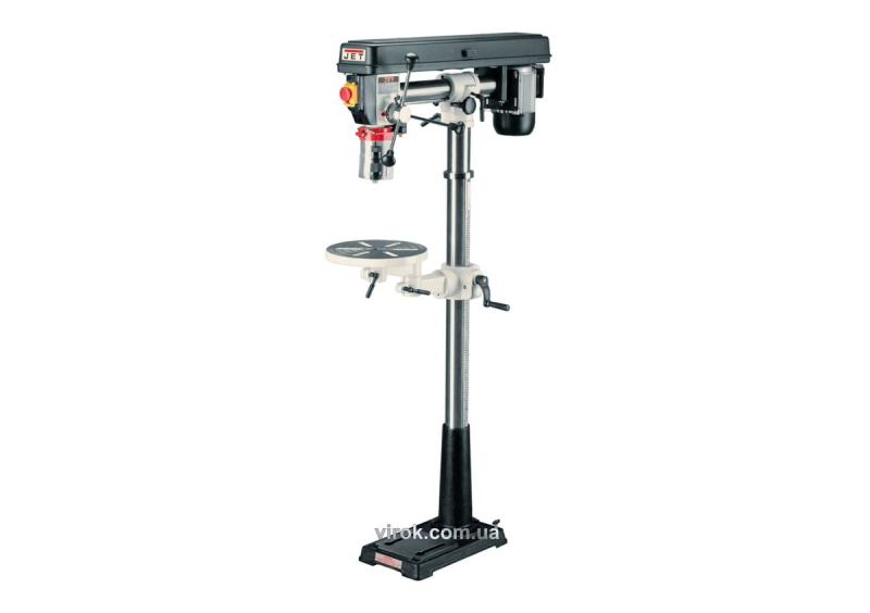 Свердлильно-радіальний верстат JET JDR-34F : 230В 0,6(0,35) кВт. МК2/В16 св. Ø≤ 16мм. 0-90°/0-45°