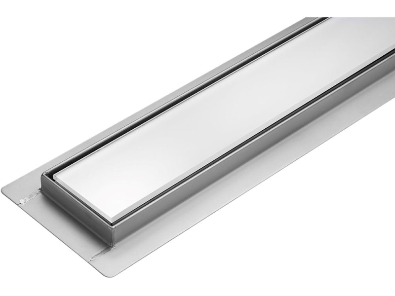 Трап лінійний WHITE GLASS 60 см FALA 75381