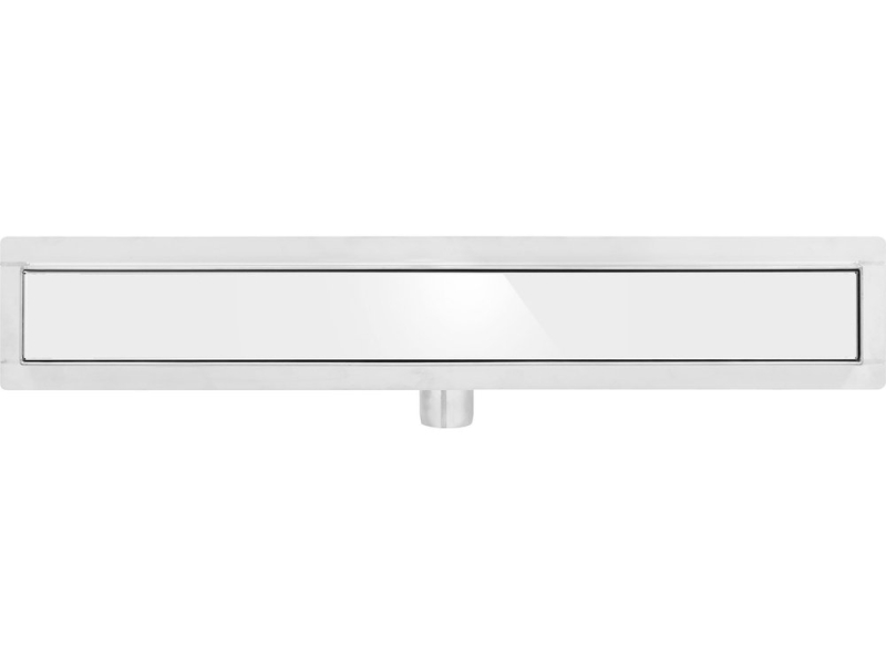 Трап лінійний WHITE GLASS 90 см FALA 75384