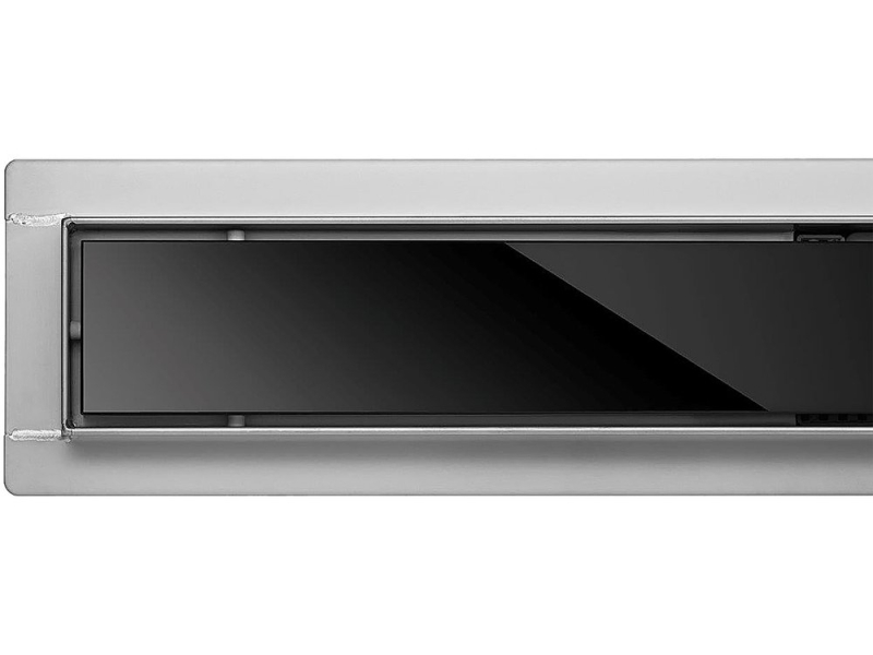 Трап лінійний BLACK GLASS 60 см FALA 75386