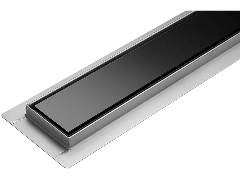 Трап линейный BLACK GLASS 90 см FALA 75389