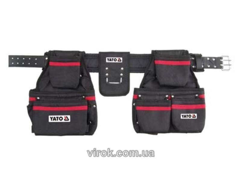 Пояс YATO з 21 кишенями для цвяхів та інструментів [10]