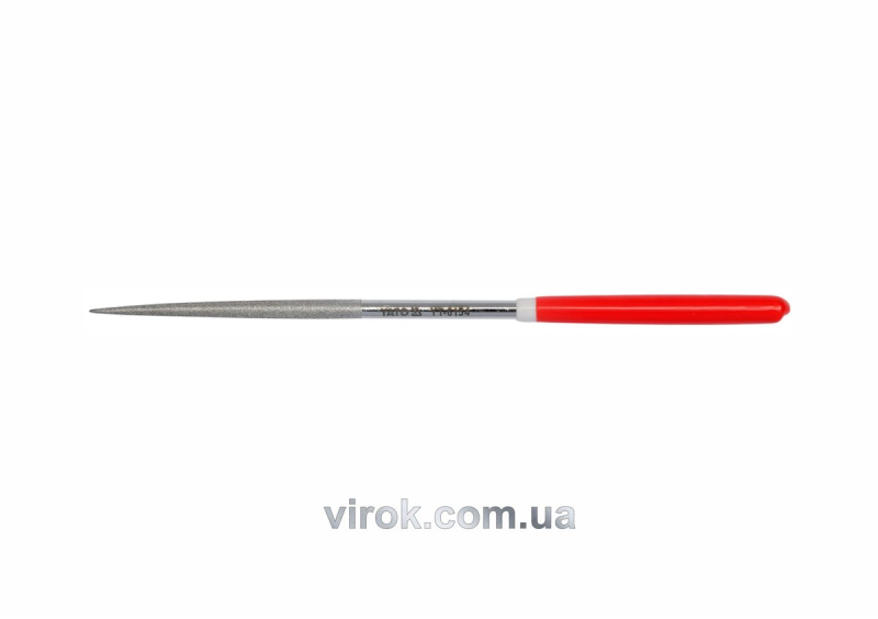 Надфіль алмазний YATO круглий, l= 180/70 мм, Ø= 5 мм [45/450]