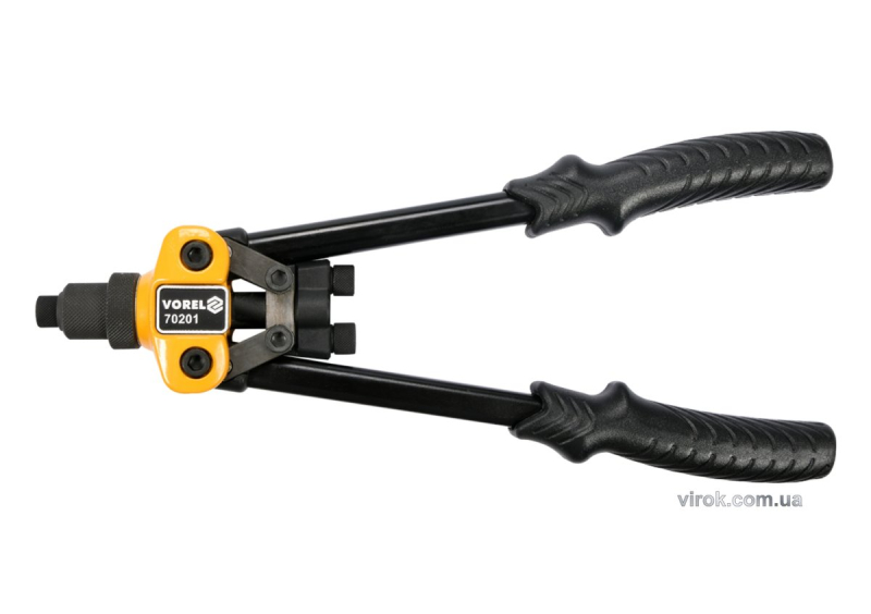 Заклепочник важільний 2-ручний VOREL для нітів Ø=3,2; 4,0; 4,8 мм, l=300 мм [20]