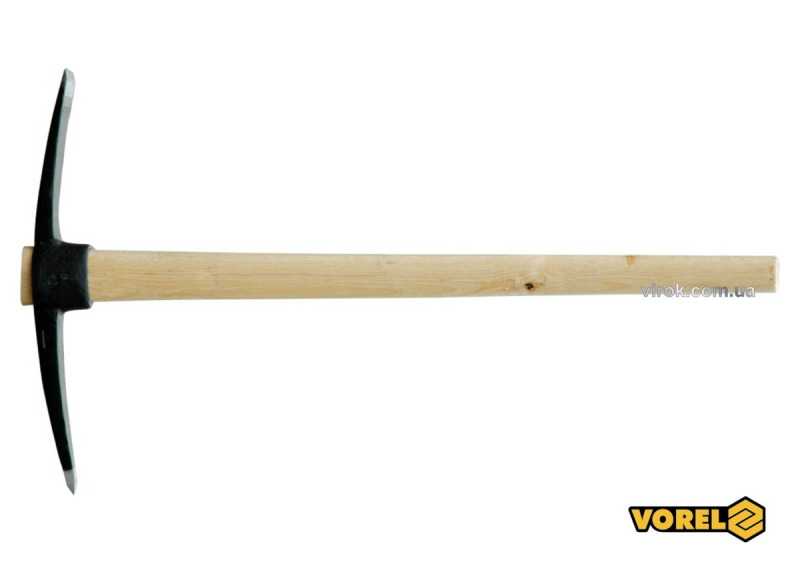 Кирка двостороння з ручкою VOREL : m= 2.5 кг [6/162]