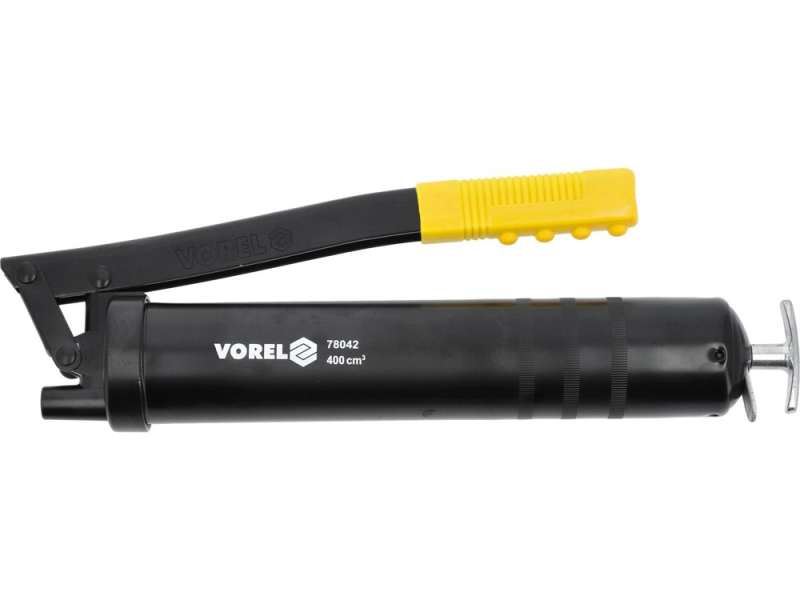 Шприц мастильний важільний VOREL 78042, 400 см³, рукоятка PVC