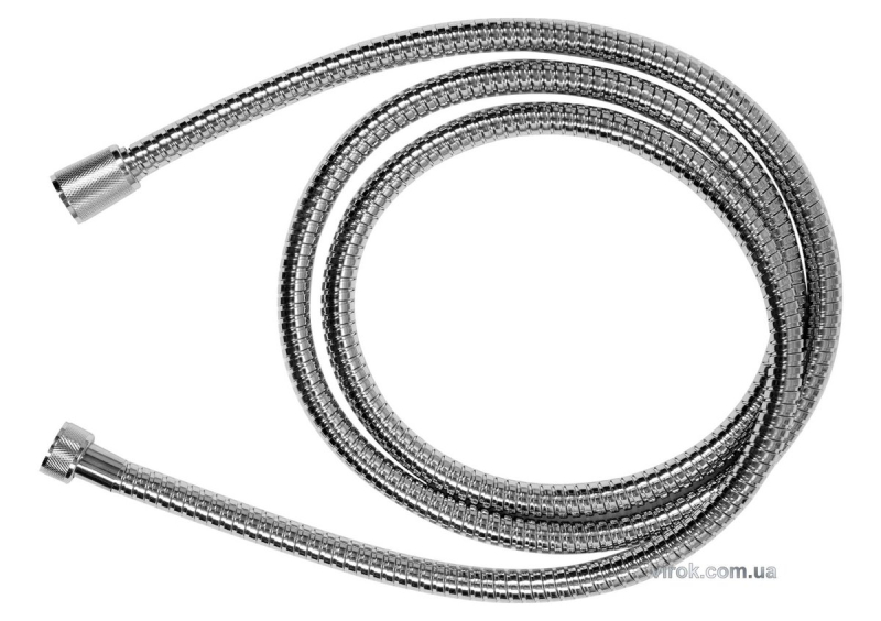 Шланг для душа FALA Ø= 14 мм, з нержав. сталевою хромованою гофрою, G 1/2, l= 2 м