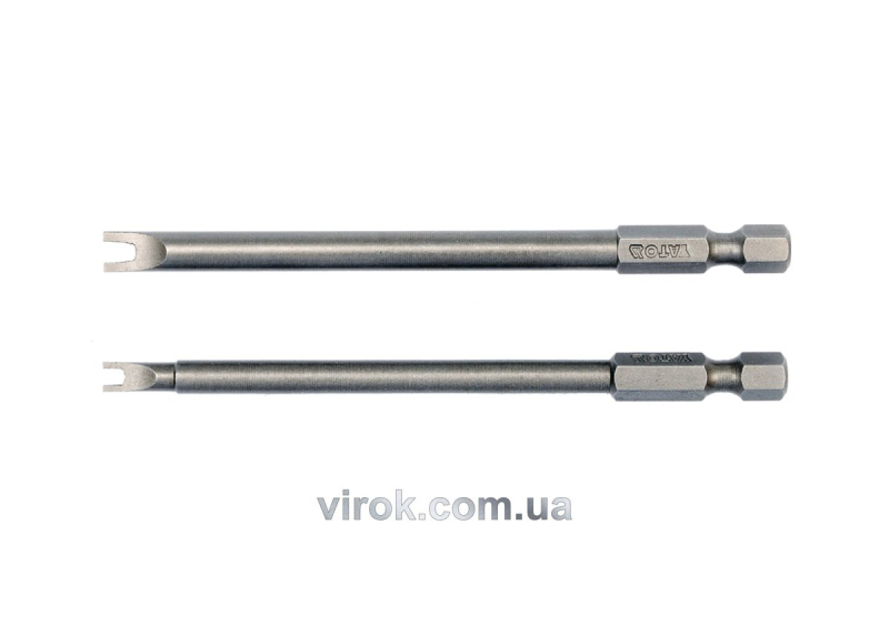 Набір насадок викруткових YATO : SPANNER #6-#10, HEX 1/4", L= 100 мм. 2 шт. [25/100]