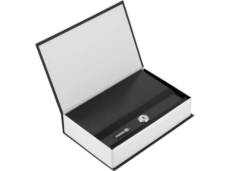Скринька для грошей з замком (2 ключі) чорна, 240х155х55 мм (78633)