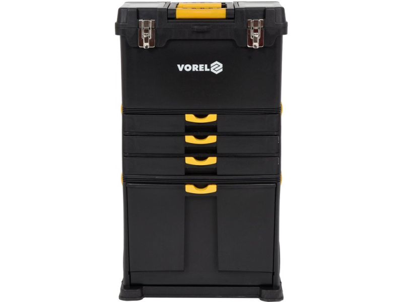 Візок для інструменту VOREL 78736, 3 секції, 450×280×820/1040 мм