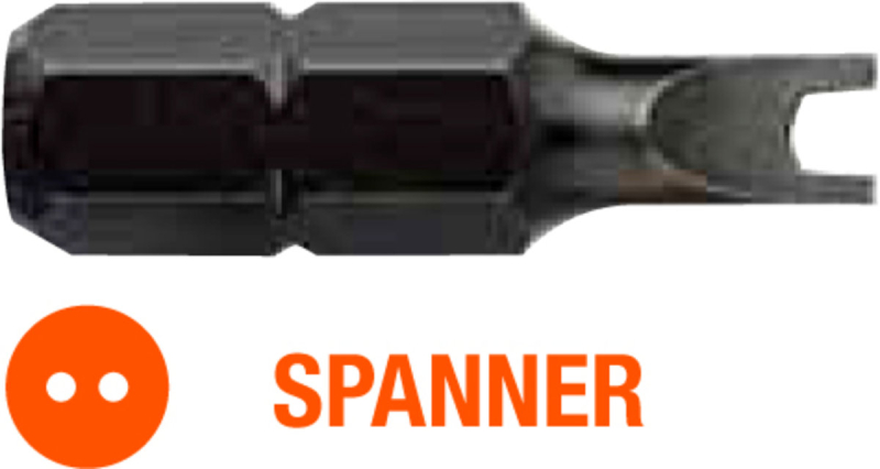 Насадка викруткова USH Industry : SPANNER SP10 x 25 мм, Уп. 5 шт.