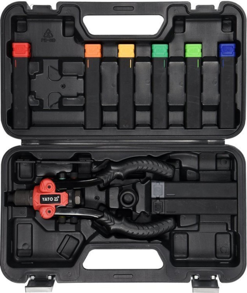 Заклепочник дворучний YATO для нітогайок М3-10 мм і заклепок Ø= 2,4- 6,4мм, L= 260 мм [6]