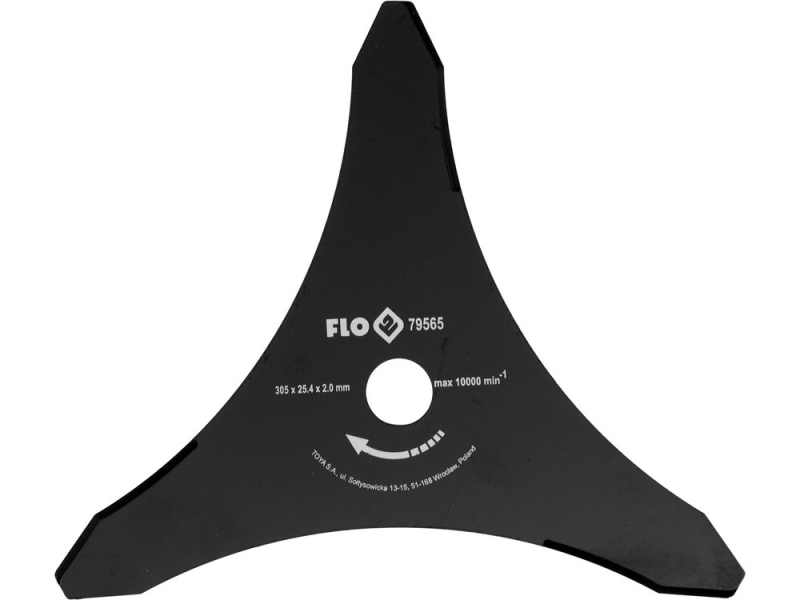 Ніж для тримера 3-лопатевий FLO 79565, 305/25,4 мм
