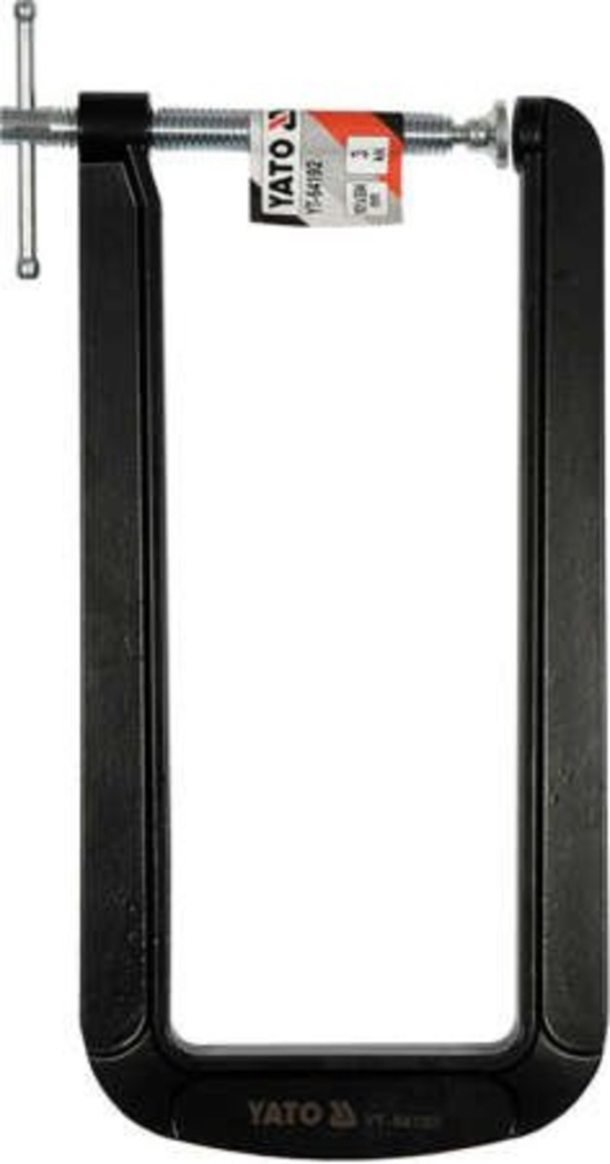 Струбцина з гвинтовим затискачем YATO, тип "С" глибока, 101х 304 мм