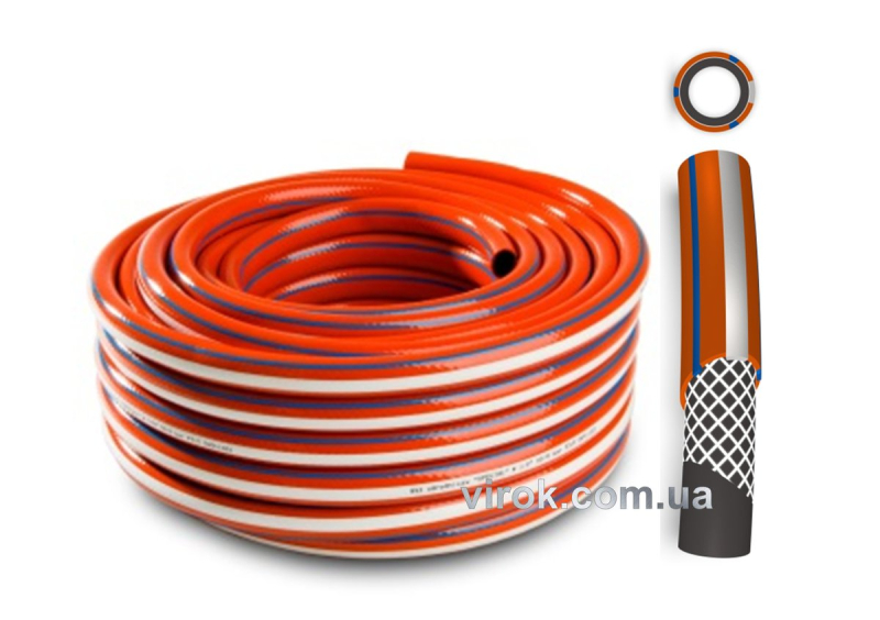 Шланг ПХВ водяний , "SPECIAL" оранж. з роб. тиск. 0,8 МПа, Ø=1/2", t=1,8 мм, l= 30 м