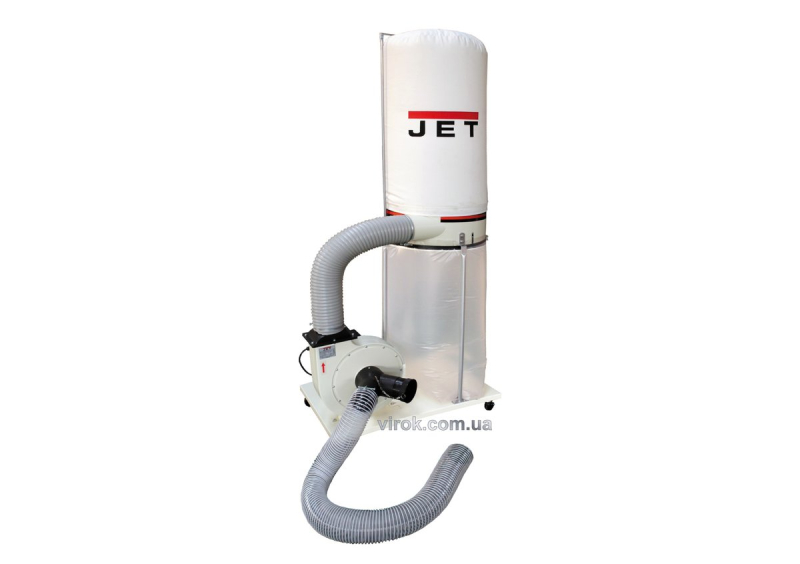 Витяжна устатковина JET DC-1200M : 230В, 1,5 (1.05) кВт; продукт.- 1200м³/год, порох.збір. V=150 л