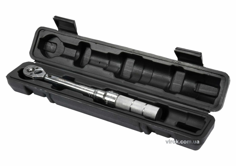 Ключ динамометричний YATO : квадрат 1/4", F= 2.5- 20 Нм, L= 240-250 мм в футлярі