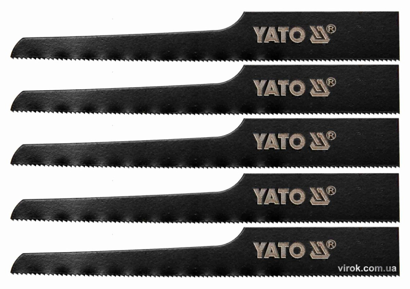 Полотна до пневматичної шаблевої пили YT-09955 YATO : 24 зуби/1", 5 шт [50/200]