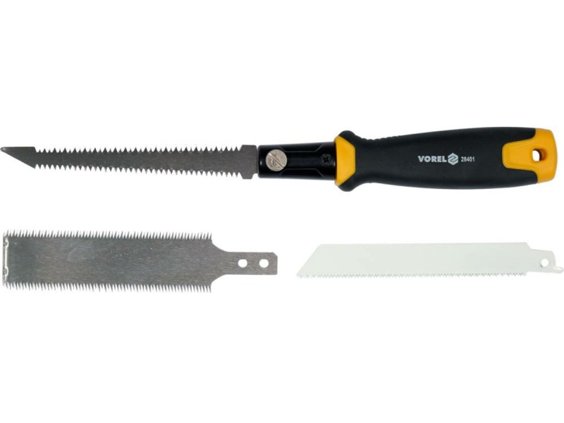 Ножівка універсальна зі змінними полотнами VOREL: L= 310 мм, 3 полотна l= 150 мм