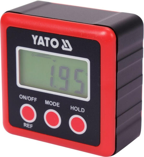 Угломер электронный YATO 4х0-90°. 2 х 1,5V ААА (YT-71000)