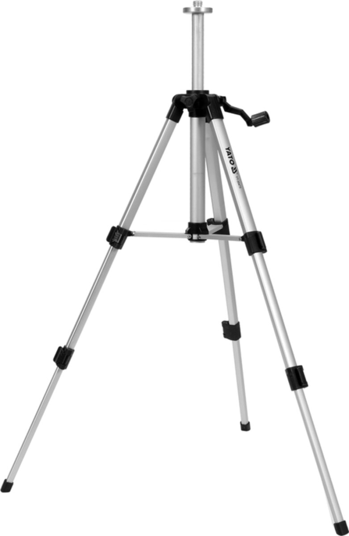 Штатив тринога YATO телескоп (3 секціі) . кріплення 5/8", з штангою 14 cм. H= 32-75 cм. алюмінієвий