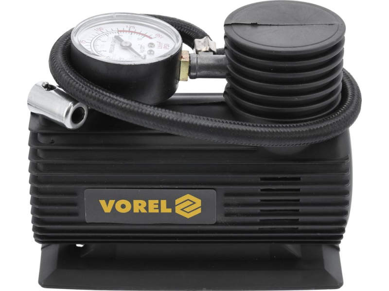 Компрессор автомобильный мини VOREL 12В (82100)