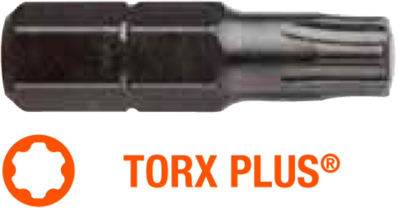Насадка викруткова USH Industry : TORX Plus T20+ x 25 мм, Уп. 5 шт.