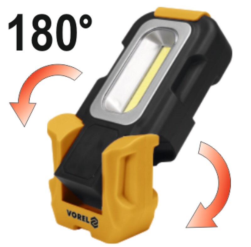 Светильник для мастерской поворотный COB LED VOREL 82724, 3 Вт, 150 лм