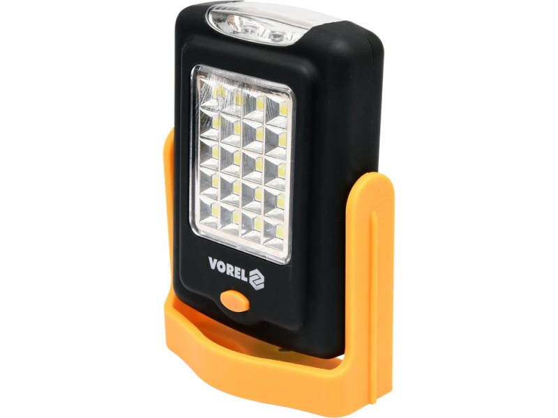 Светильник для мастерской поворотный VOREL 82730, 20+3 LED, 3xAAA