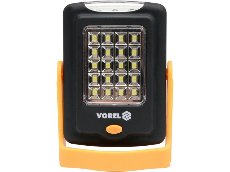 Светильник для мастерской поворотный VOREL 82730, 20+3 LED, 3xAAA