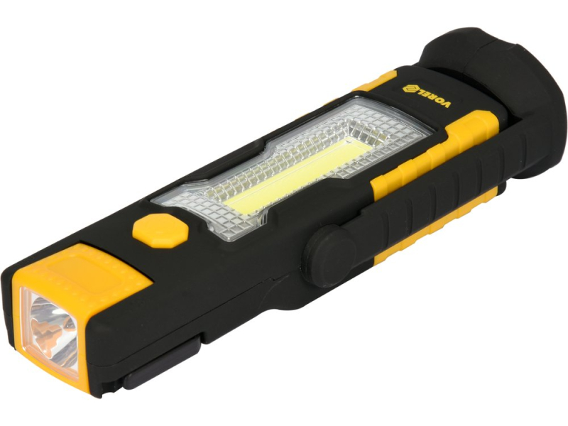 Світильник для майстерні COB LED VOREL 82733, 3+1 Вт, 220+70 лм, 3xAAA